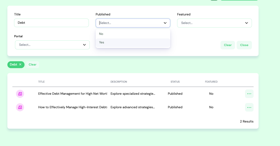 Find the content right for your audience