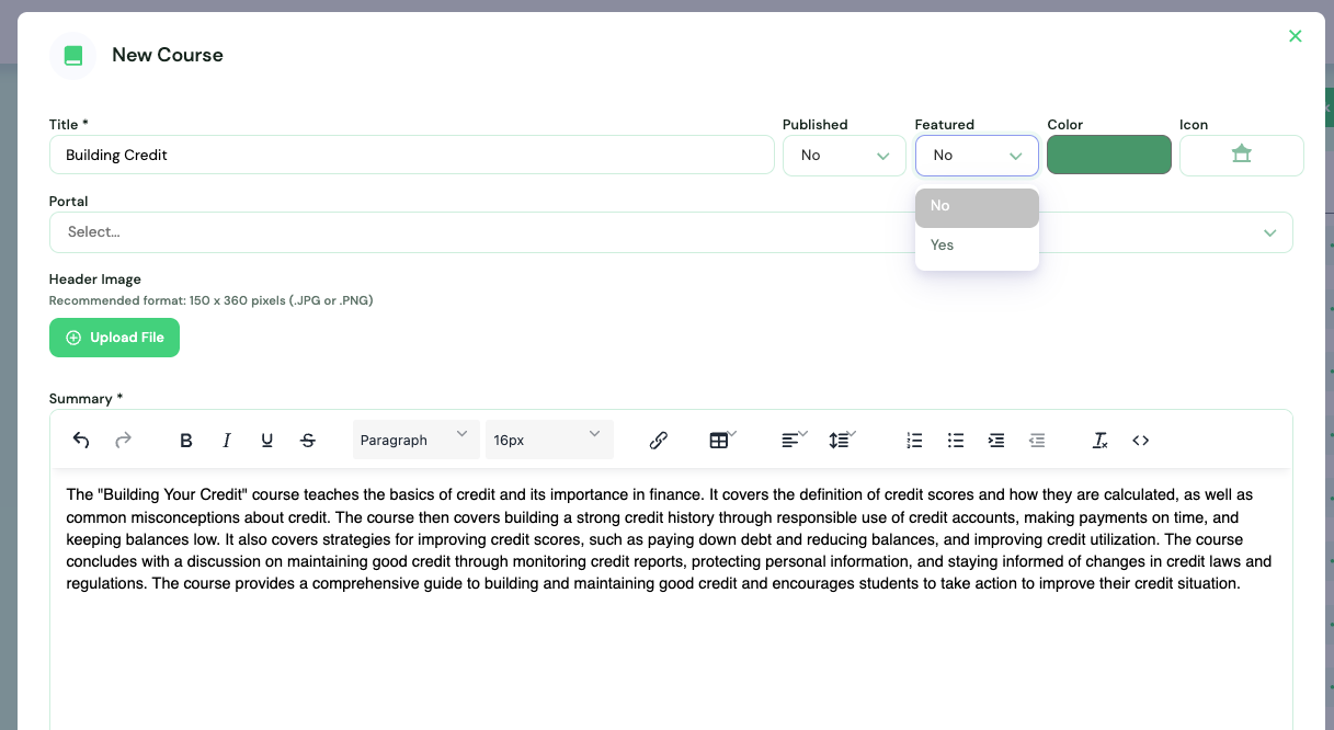 Course Creator