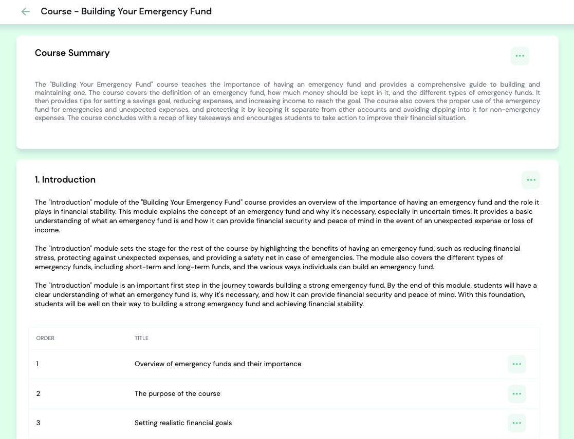 Assess understanding